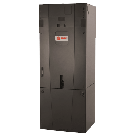 Trane TAMG Hyperion air handler split geothermal system.