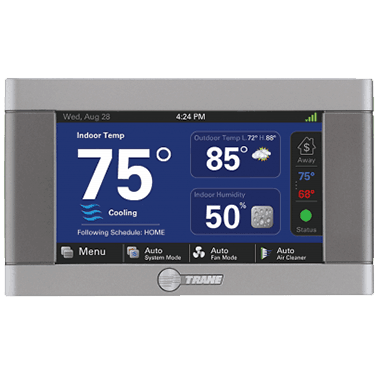 Trane XL850 connected controls.