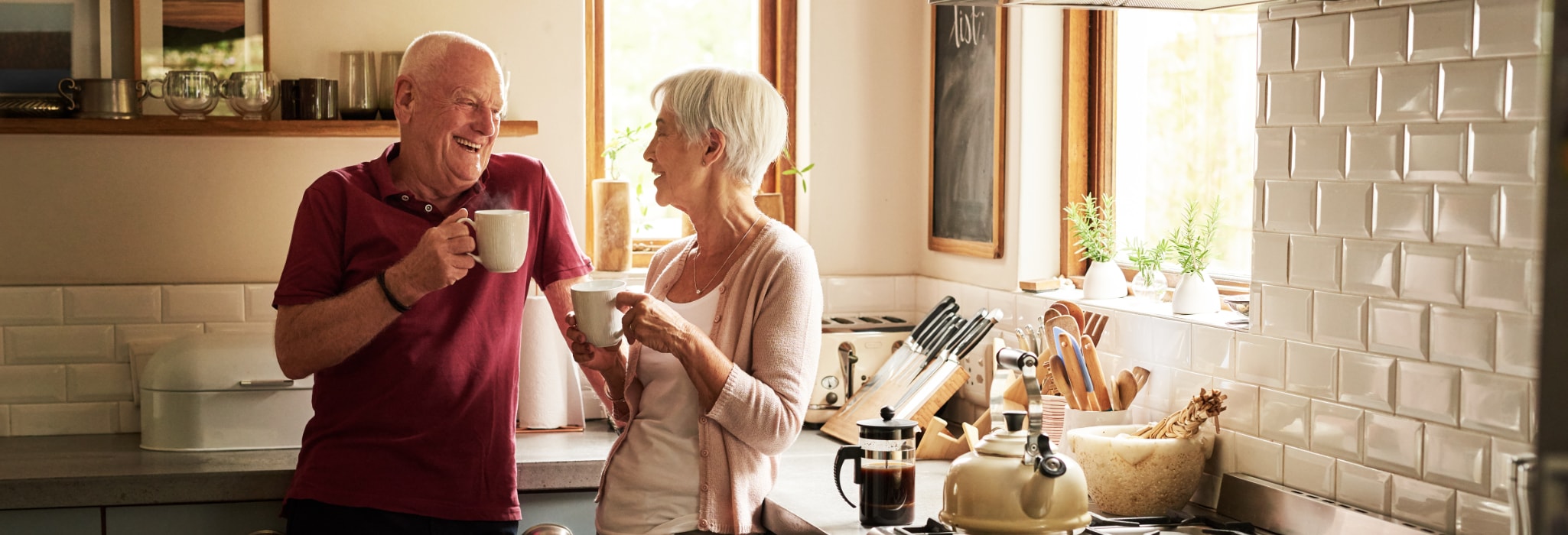 Cropped shot of a senior couple spending quality time together at home