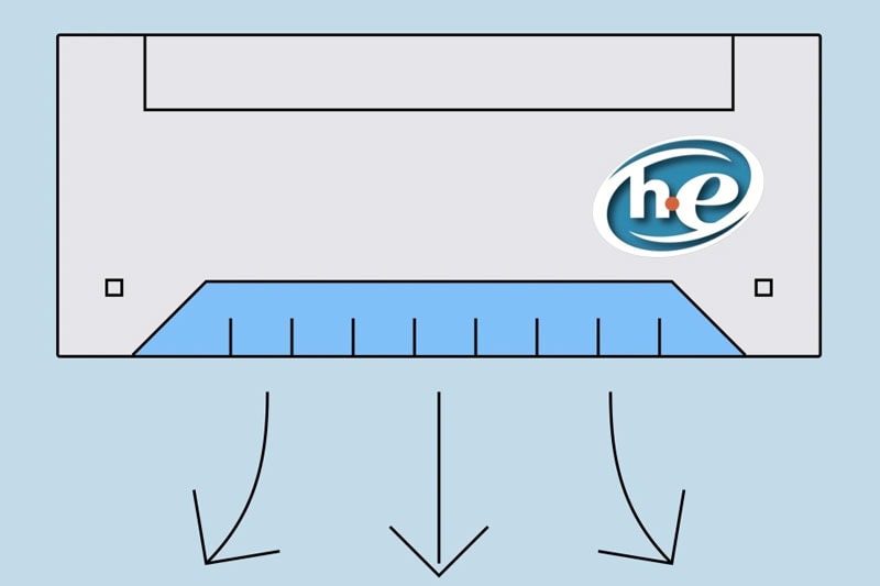 Video - Make the Switch Today! Drawing of a high efficiency air conditioner.