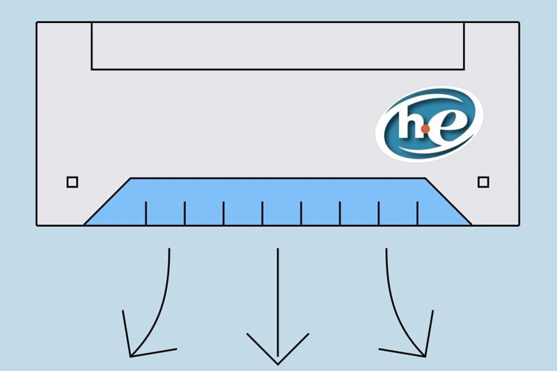 Video - Make the Switch Today! Drawing of a high efficiency air conditioner.