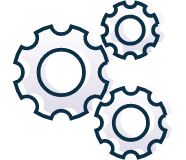 HVAC maintenance service icon.