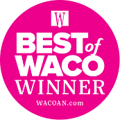 Best of Waco Winner Award logo from WACOAN.